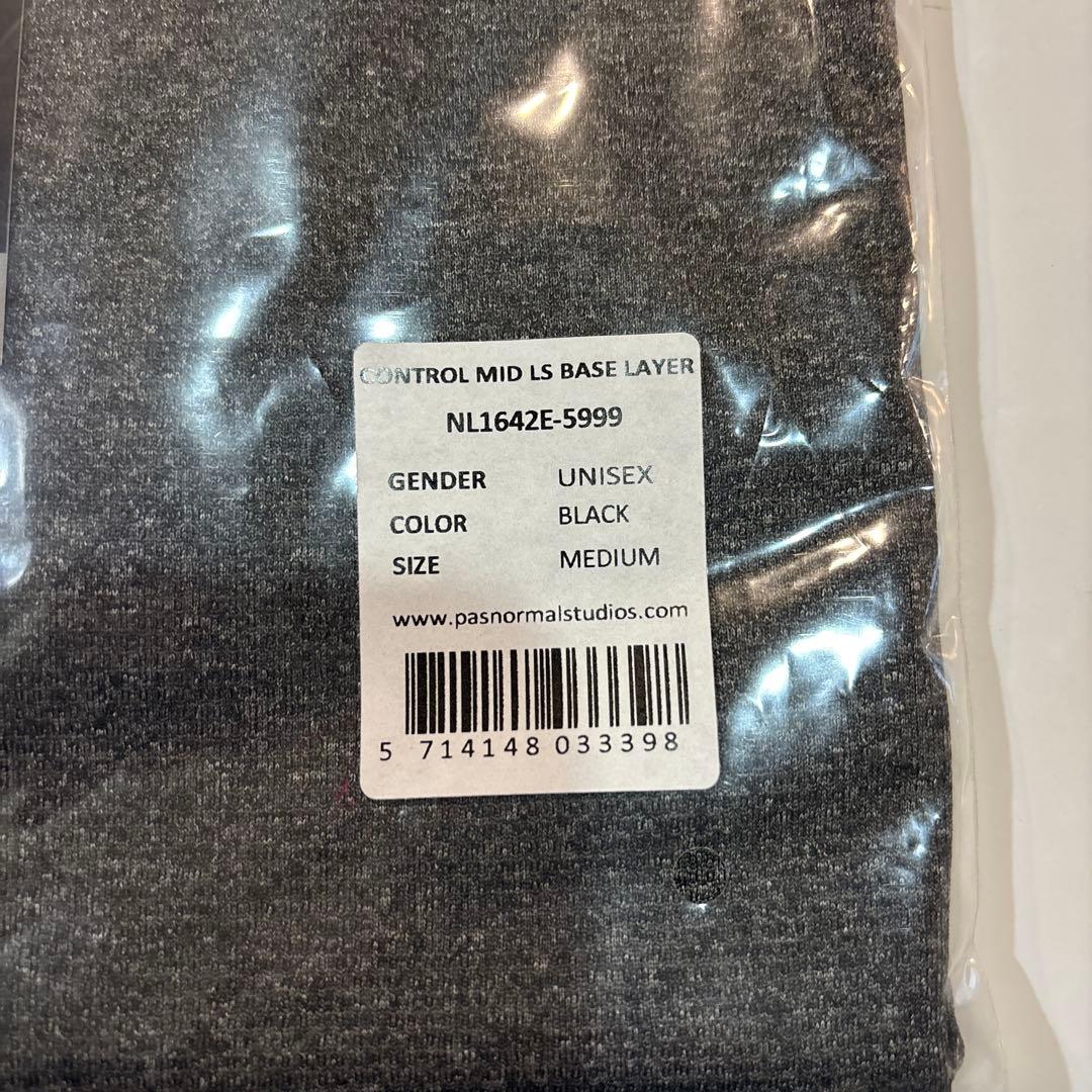 【新品】PAS NORMAL STUDIOS MID ベースレイヤー 長袖 黒