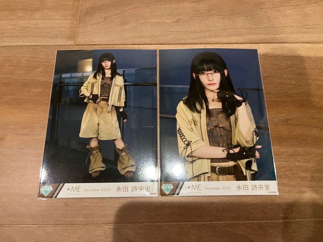 ≠ME ノイミー 永田詩央里 生写真 排他的ファイター歌唱衣装①