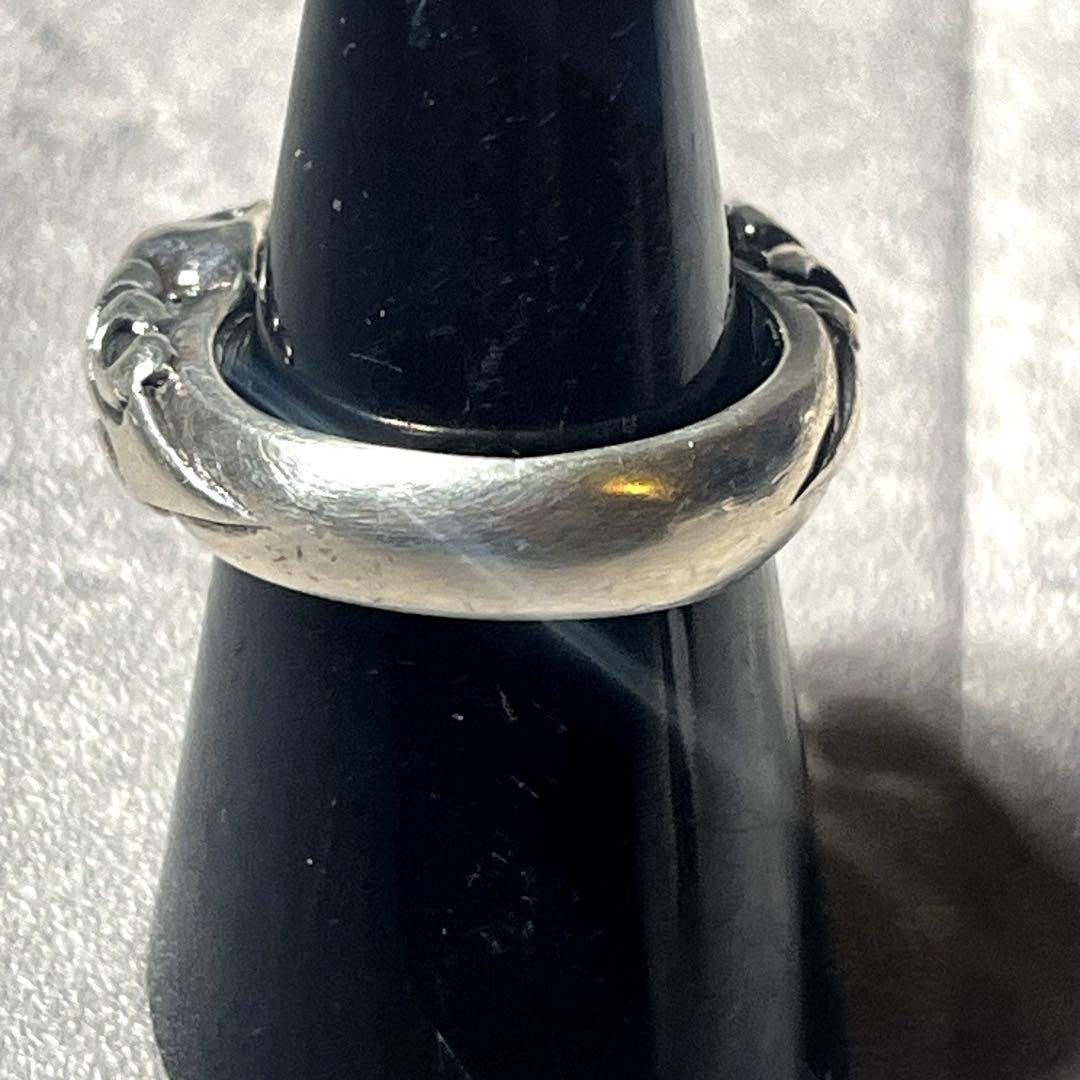 14号 CRAZY PIG TWO SKULLS RING silver925 - メルカリ