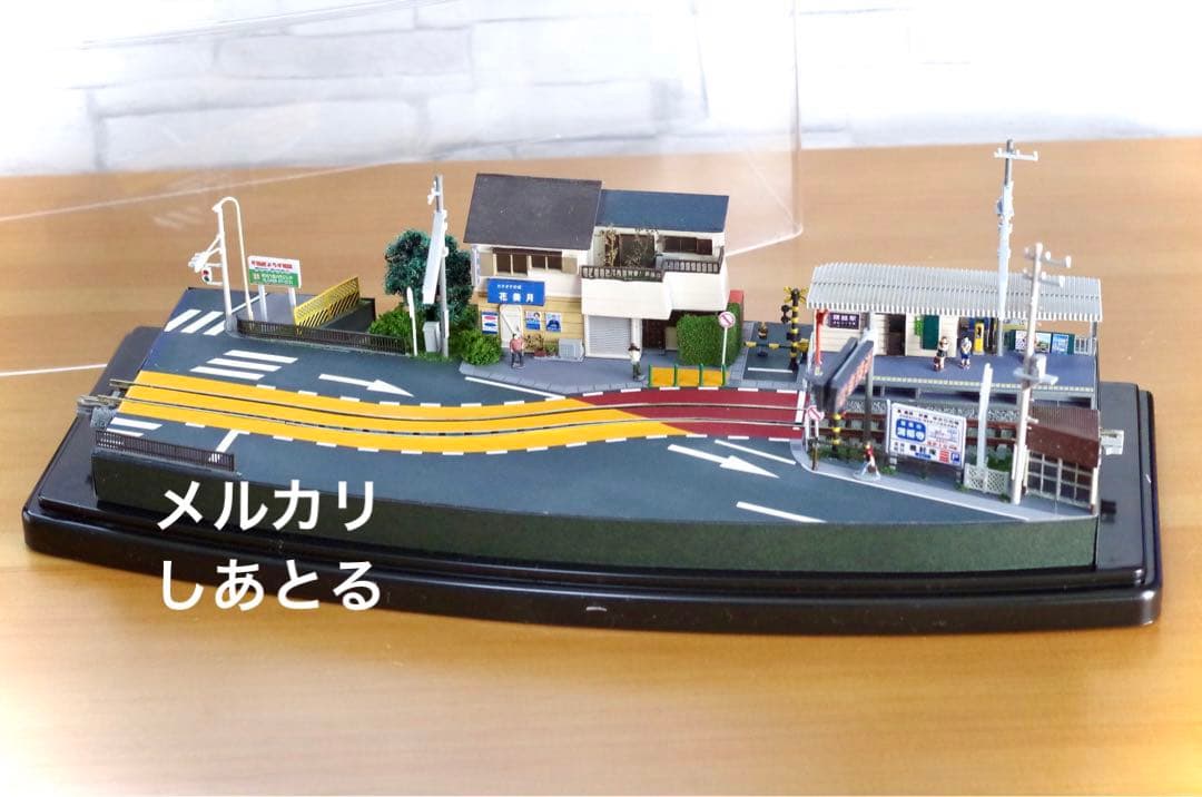 江ノ電 腰越駅 鉄道ジオラマ展示台 Nゲージ 鉄コレ 鉄道模型 ジオコレ
