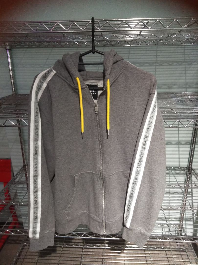 ディーゼルDIESEL スウエットセットアップ上下ジャージＬグレー