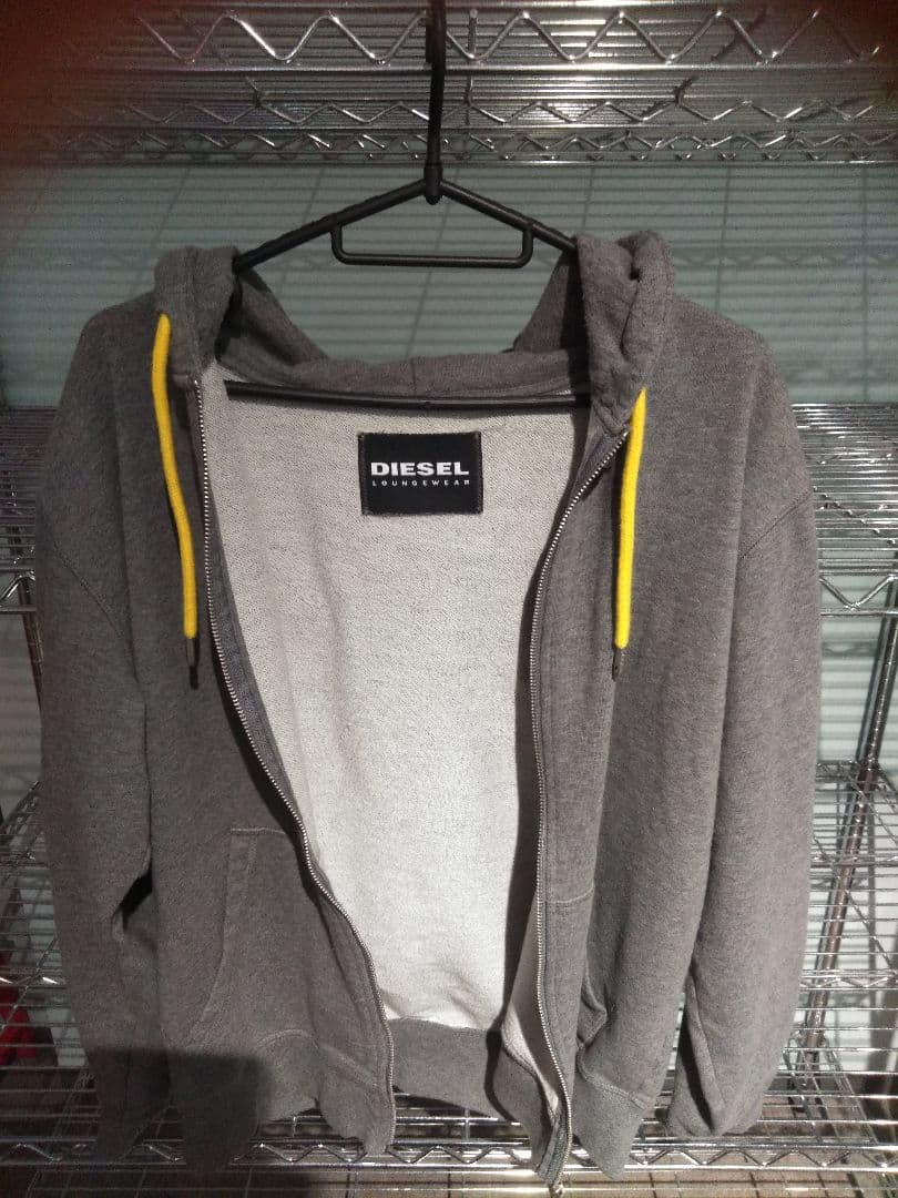 ディーゼルDIESEL スウエットセットアップ上下ジャージＬグレー
