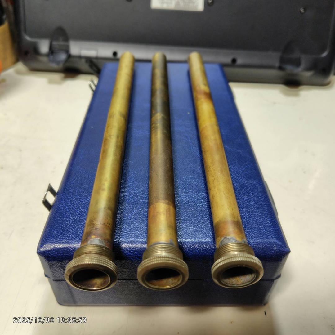 Edwardsバストロンボーン マウスパイプ 3本セット(真鍮製)