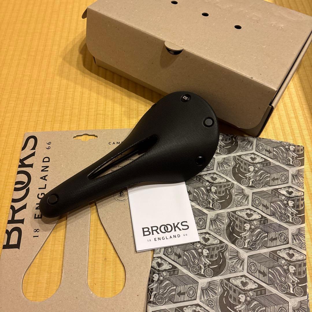 BROOKS CAMBIUMC15 サドル ブラック（ゴム） 車・バイク・自転車 パーツ