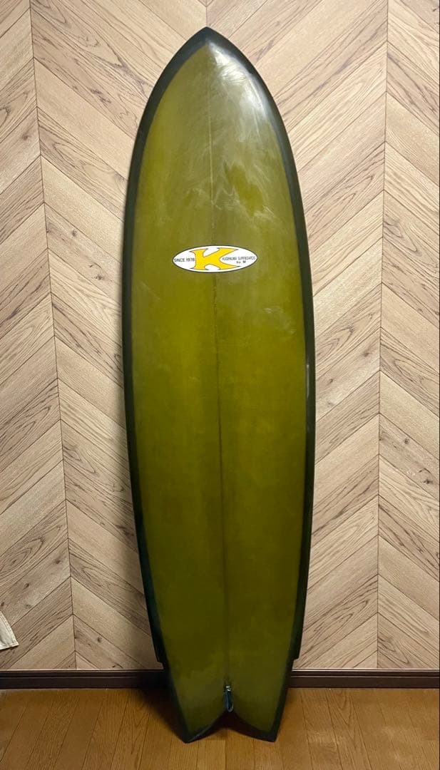 Kugenuma surfboards 6’4 フィッシュツイン ミッドレングス