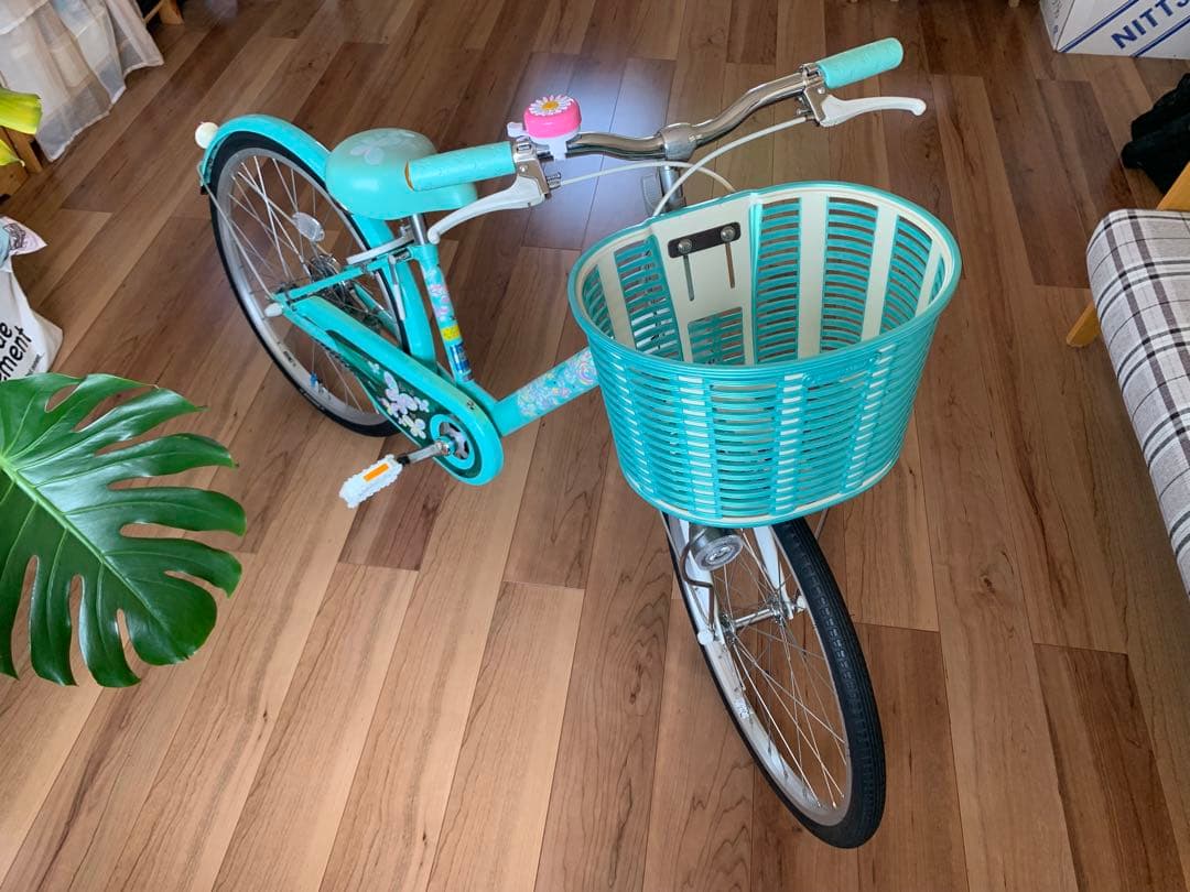 ブリヂストン エコパル　22インチ 女の子用 子供自転車 引取限定 ⭕️