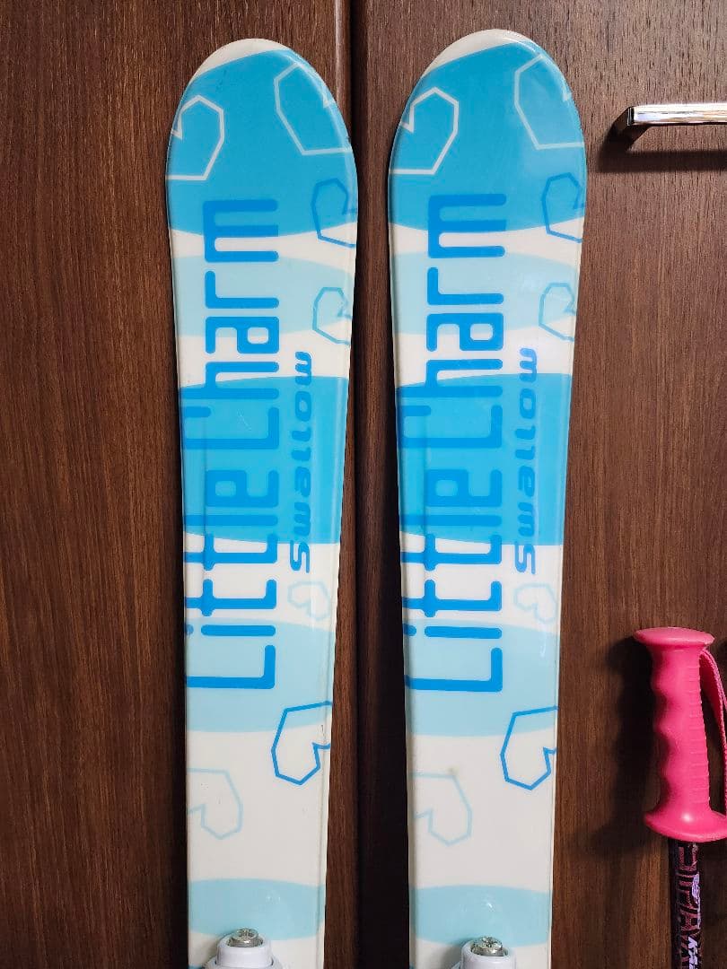 子供用 スキー板110cm　金具　ブーツ　ストック　4点セット