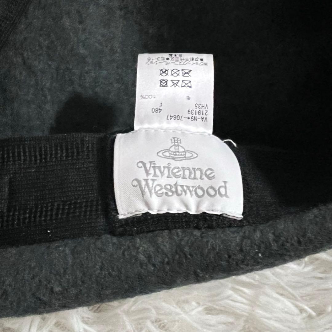 vivienne westwood ウール ベレー帽 オーブ ハート カーキ