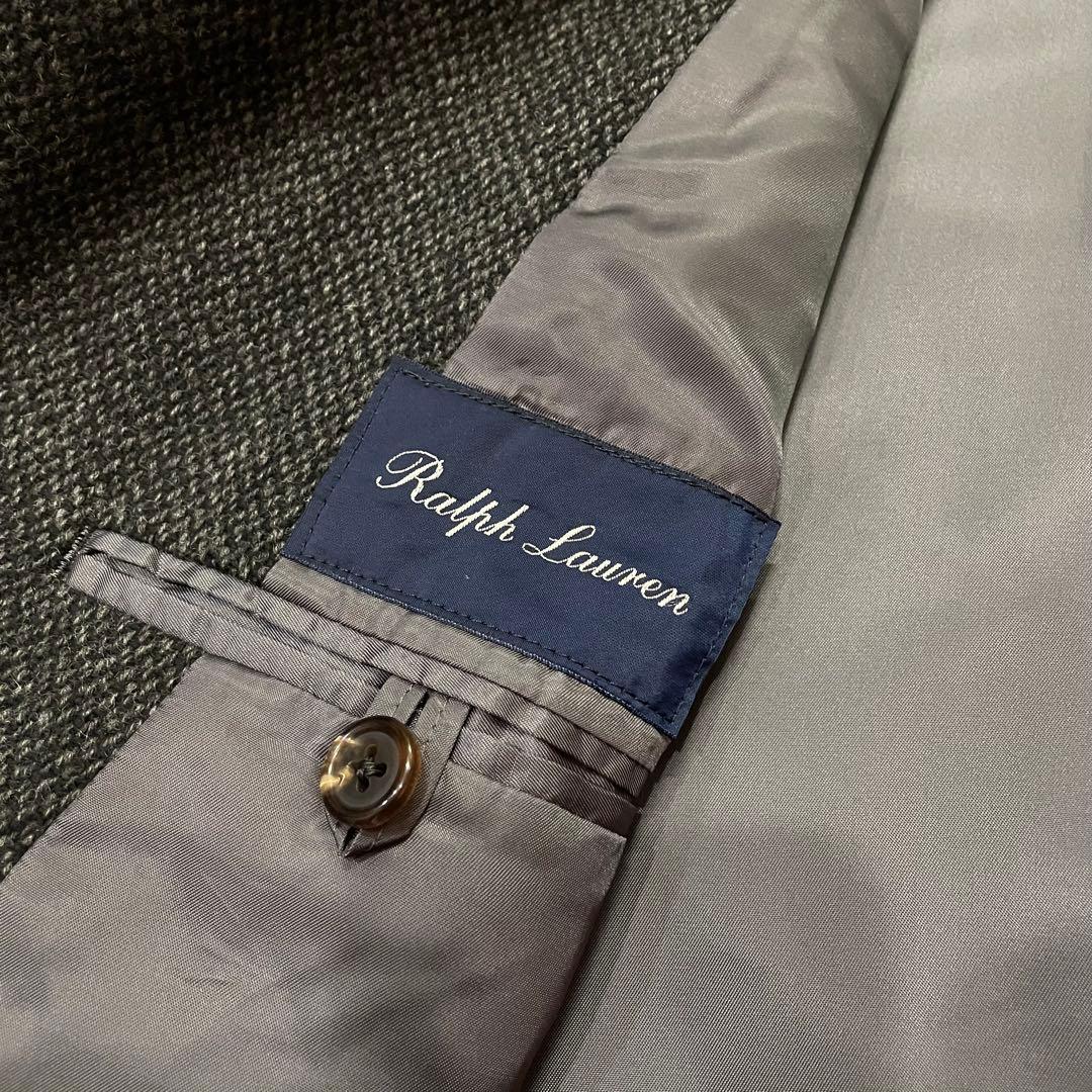 Ralph Lauren　Single Raglan Tweed Coat