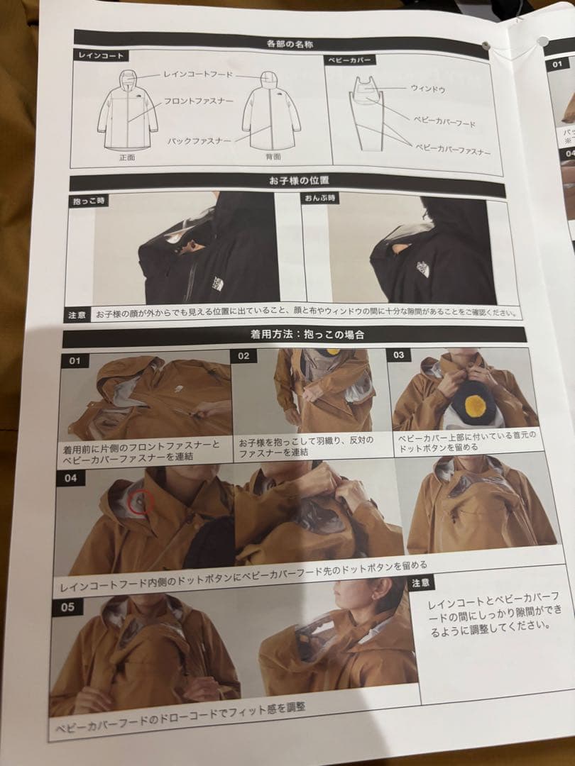 THE NORTH FACE ピッカパックレインコート ユニセックス　M
