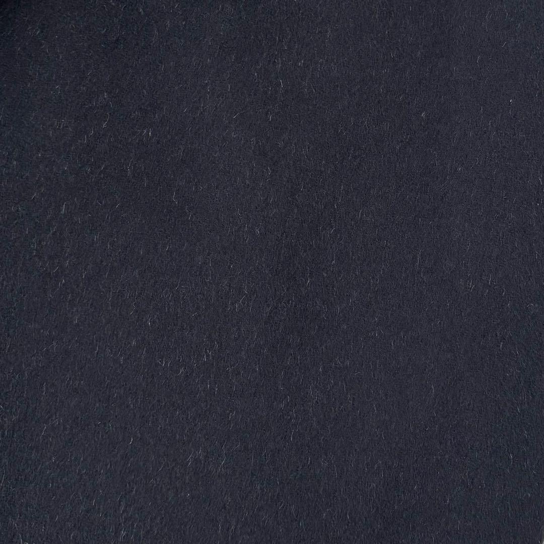 【美品 23AW】エンフォルド WOOL COAT ウール リバーコート 黒 S