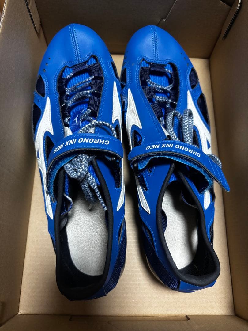 CHRONO INX NEO スパイクシューズ 青/白
