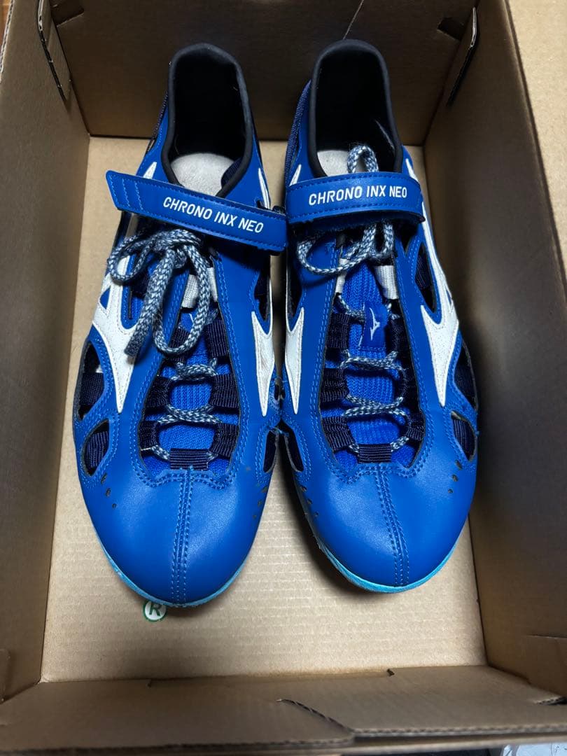 CHRONO INX NEO スパイクシューズ 青/白