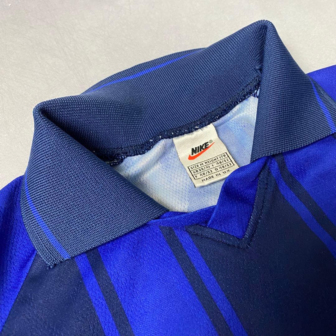 希少U.K製　NIKE ゲームシャツ　サッカー　銀タグ　y2k