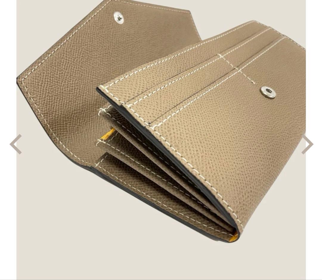 フレンチカーフ 最高級ロングウォレット ブルックリンミュージアム 長財布 トープ