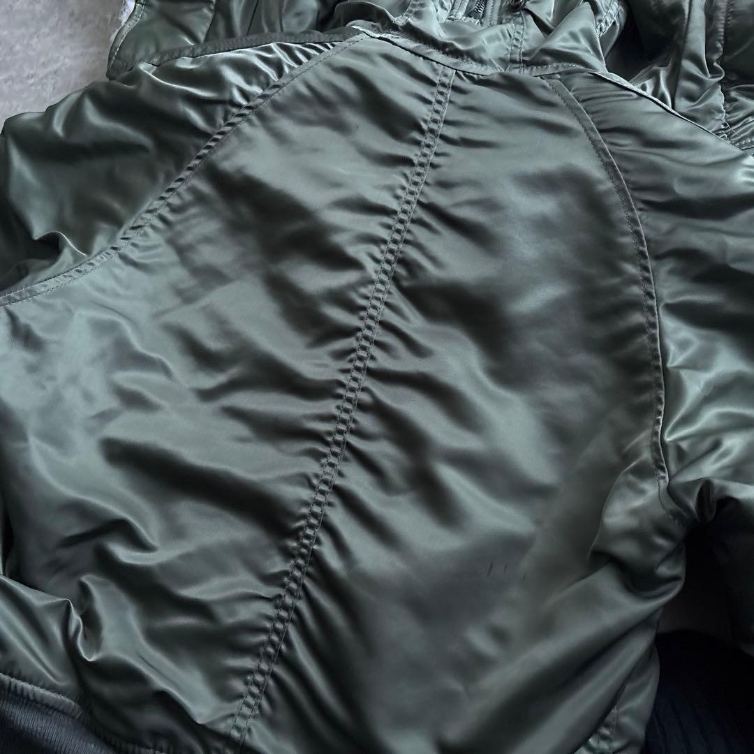 80's□USA製□ALPHA INDUSTRIES【S】N-2B 短丈 Y2K