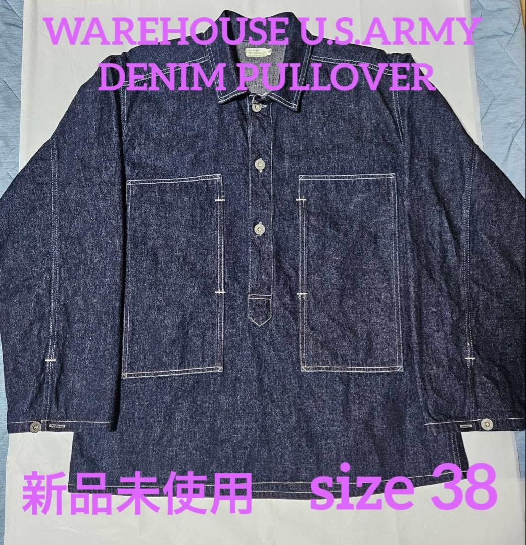 WAREHOUSE U.S.ARMY DENIM PULL OVER　サイズ38