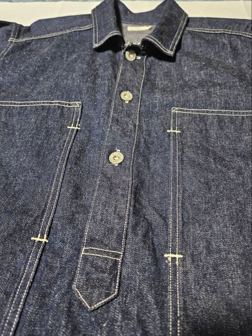 WAREHOUSE U.S.ARMY DENIM PULL OVER　サイズ38