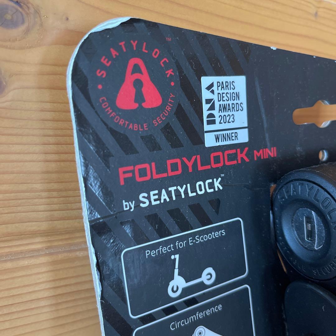 SEATLOCK FOLDYLOCK MINI ブラック　自転車ロック　鍵