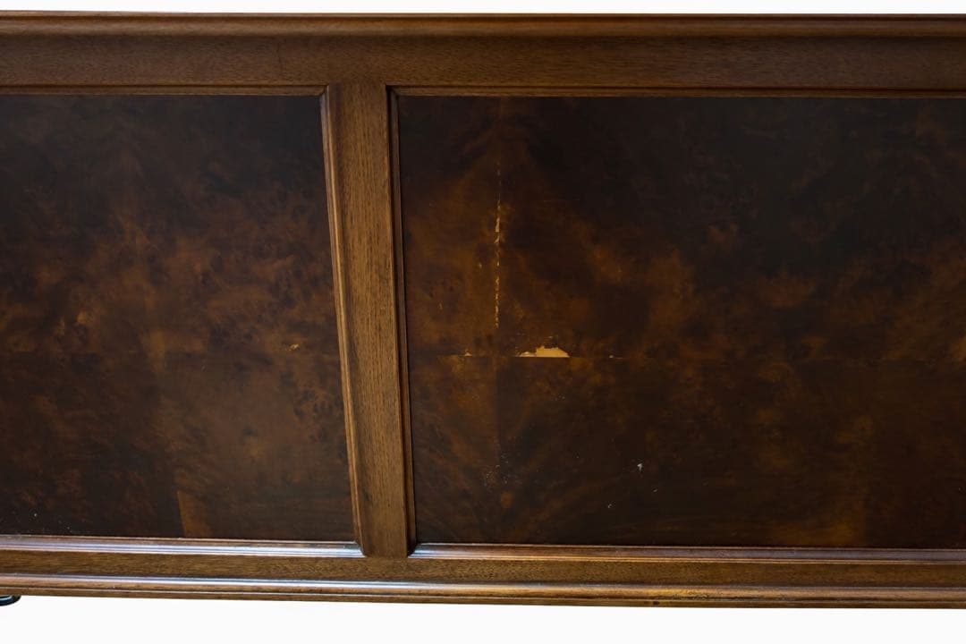 r*o様 アンティーク調 木製デスク 両袖机 猫脚 引き出し6杯 クラシック 書