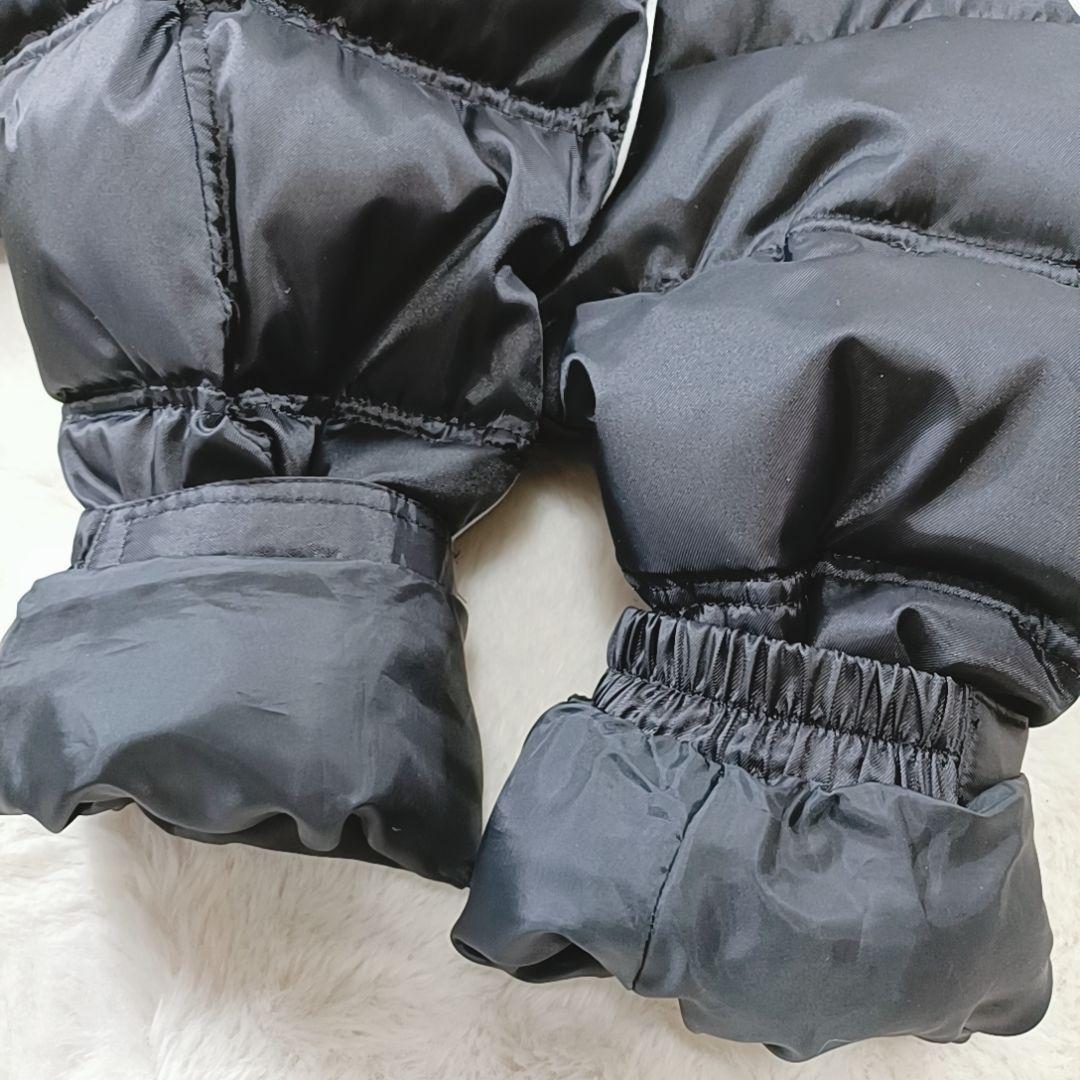 希少✨00s ナイキ ベンチコート ロング ダウン フェザー 防寒 ブラック М