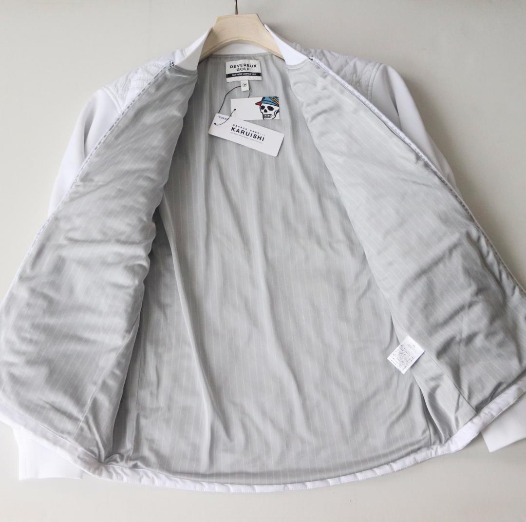 新品タグ付【デヴァローゴルフ】DVRX中綿キルトFull Zip ジャケット M