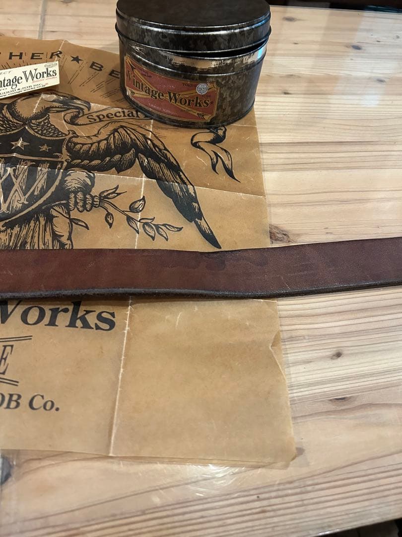 VINTAGE WORKS DH5697 ブロンズ ベルト 35/89 - メルカリ