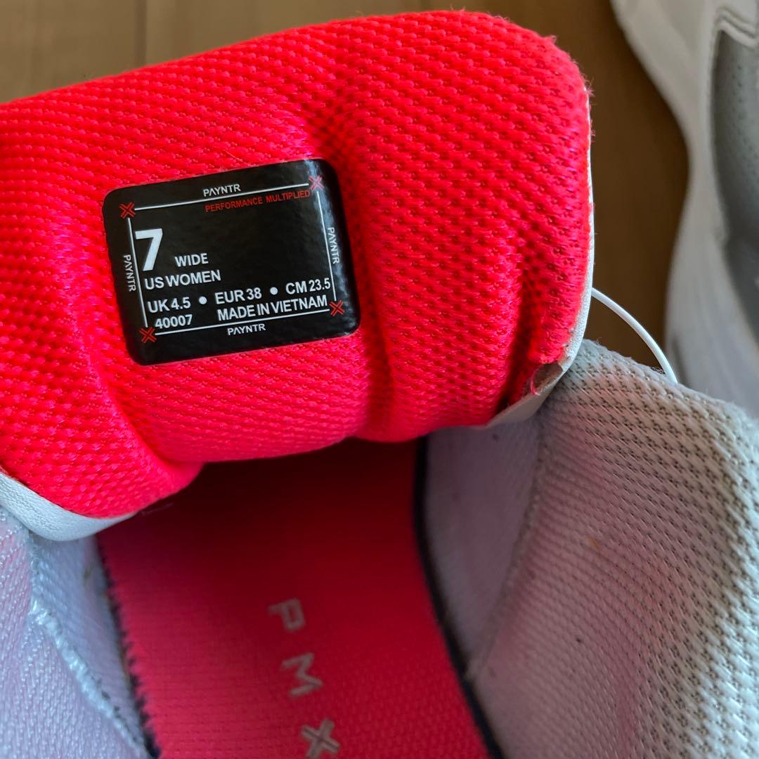 PAYNTR X 003 FF WO ゴルフシューズ ホワイト/ピンク　23.5