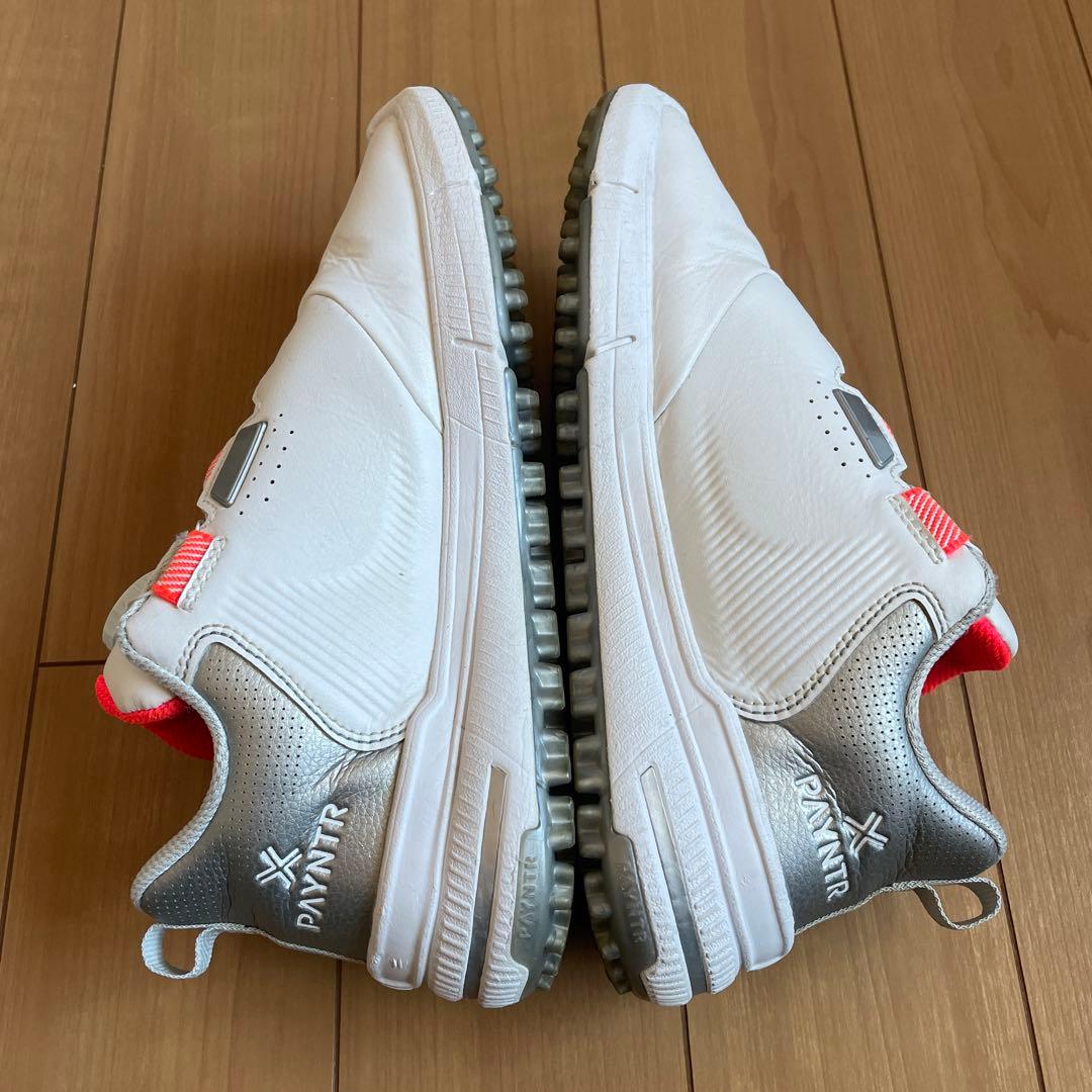 PAYNTR X 003 FF WO ゴルフシューズ ホワイト/ピンク　23.5