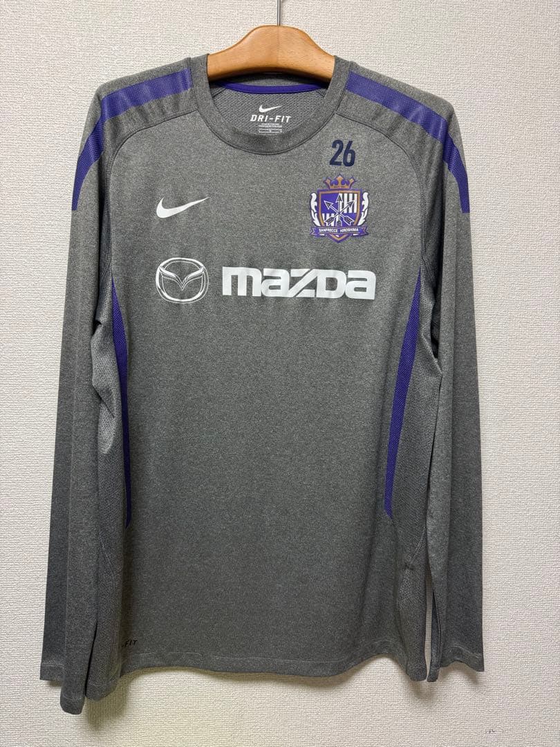 美品レア★サンフレッチェ広島 選手支給実使用プラクティスシャツ 長袖L