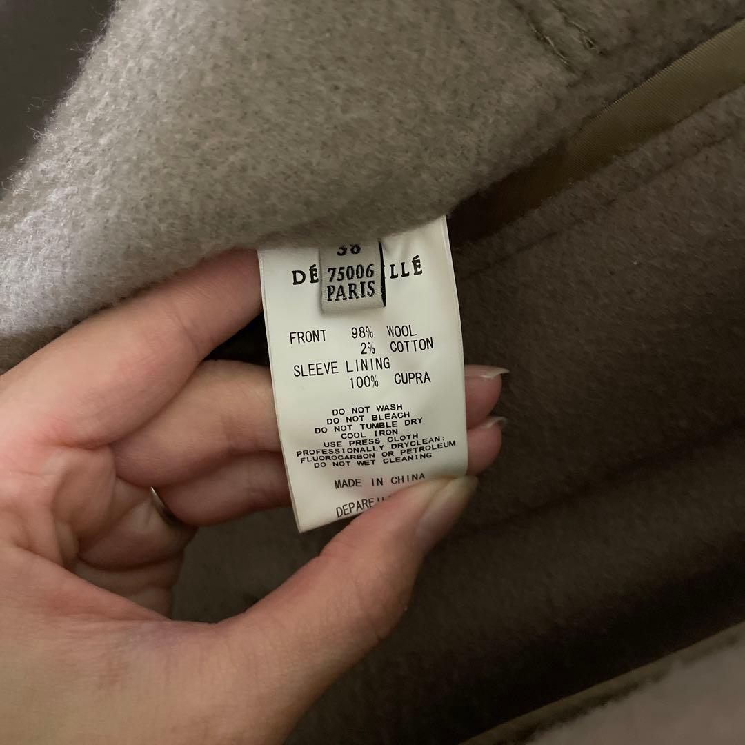 c*o様 本日お値下げ定価13万　DEPAREILLE デパリエ　コート38
