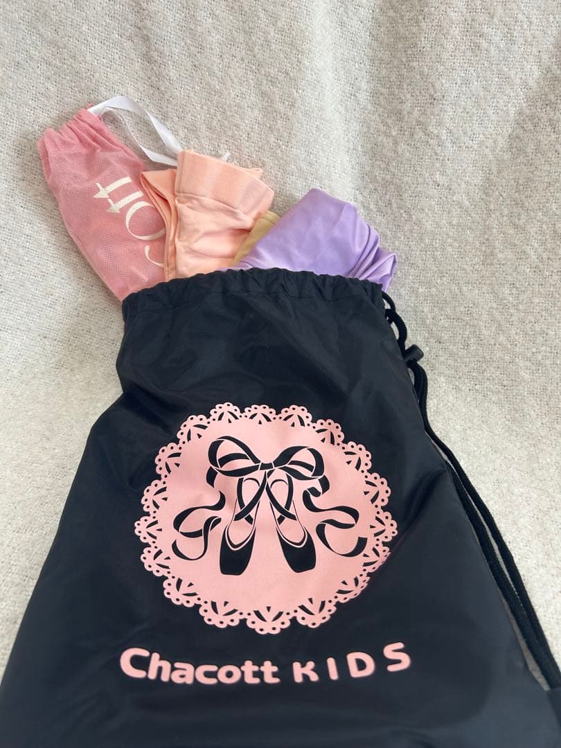 Chacott KIDS バレエレッスンバッグ、レオタード等5点セット