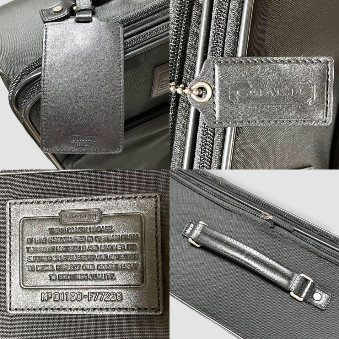 美品　COACH コーチ 2輪 キャリーケース　スーツケース　機内持ち込み可