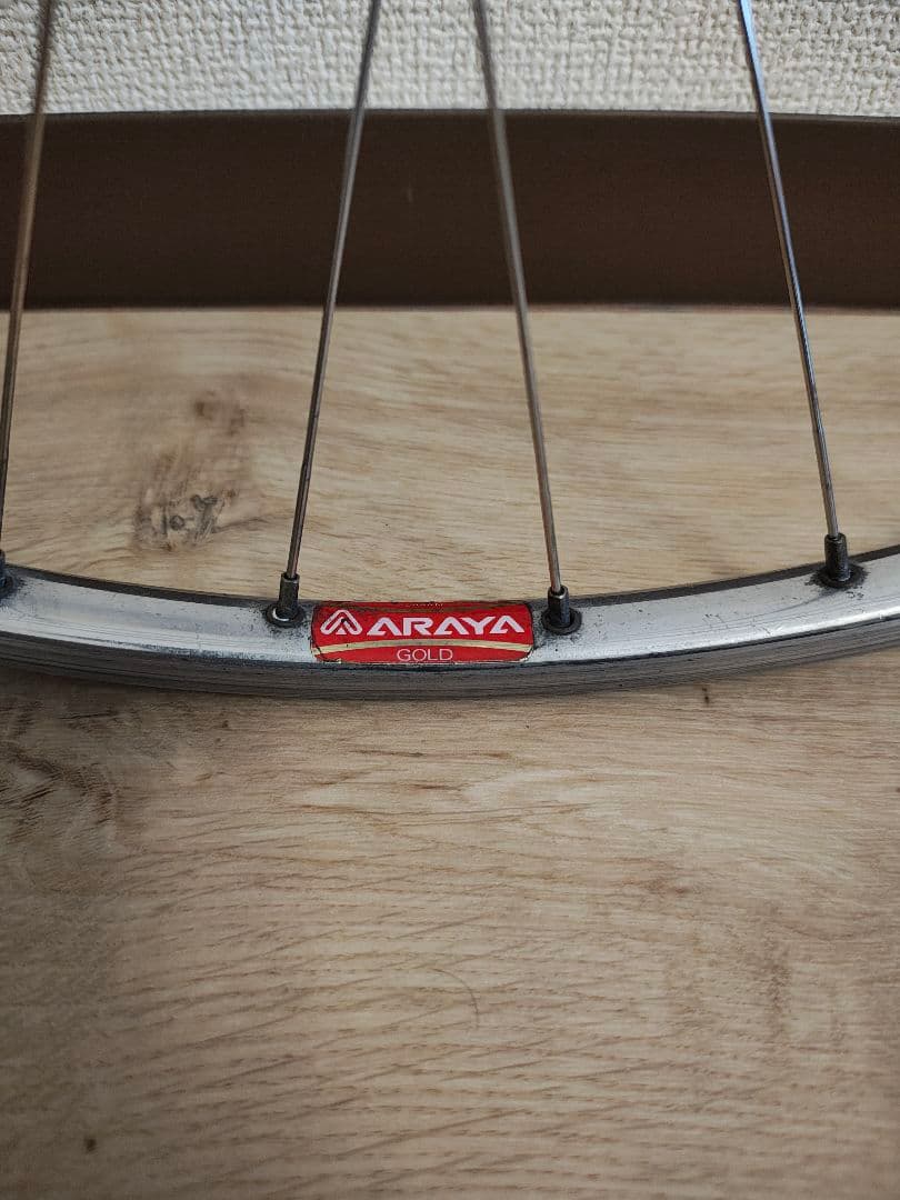 ARAYA GOLD DURA-ACEハブ 完組ホイール 前後セット