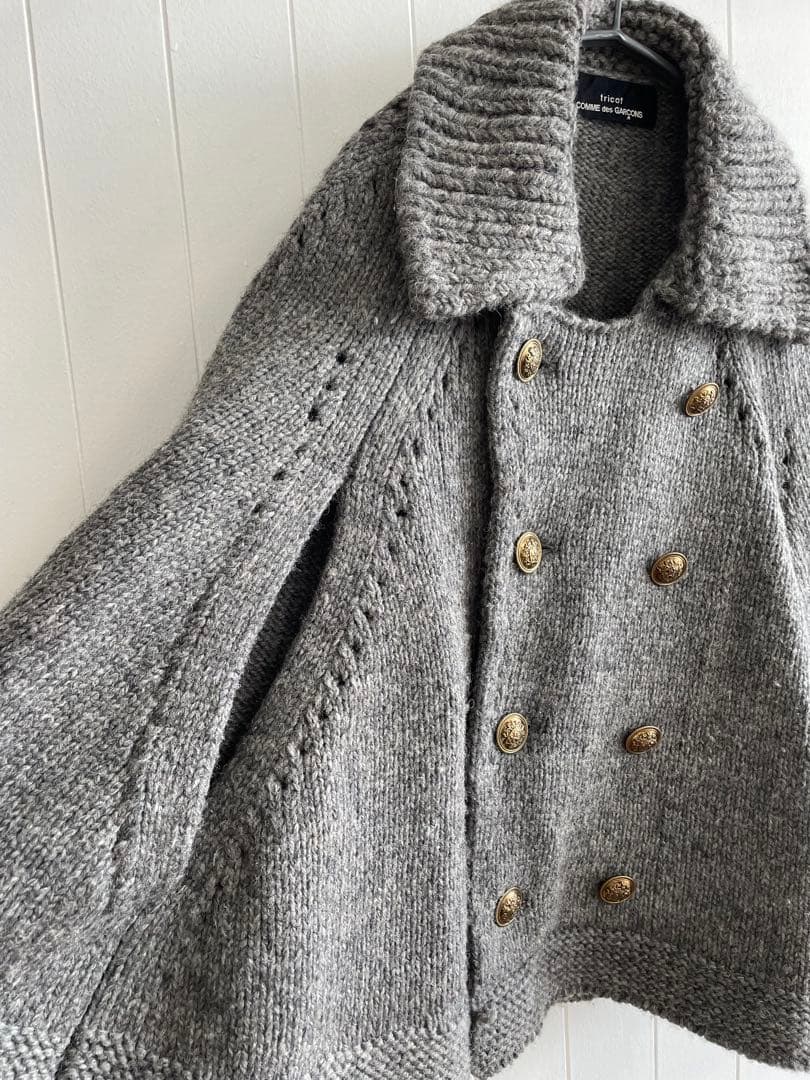 m-071tricot COMMEdesGARCONSポンチョ マントコート