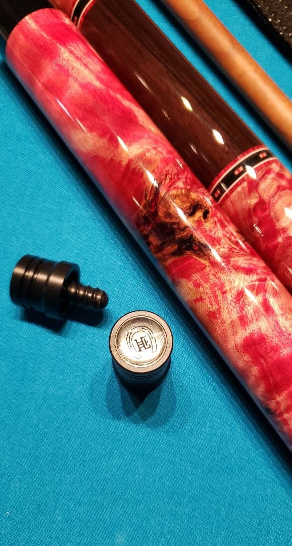 新作　早川工房カスタムキュー　グリップ3分割ストレート　エクステンションセット