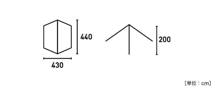 ロゴス☆Logos ソーラーブロック ヘキサタープセット M-BB