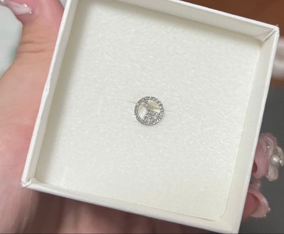 Bijou de M ピースマークピアス(片耳用) 新品未使用