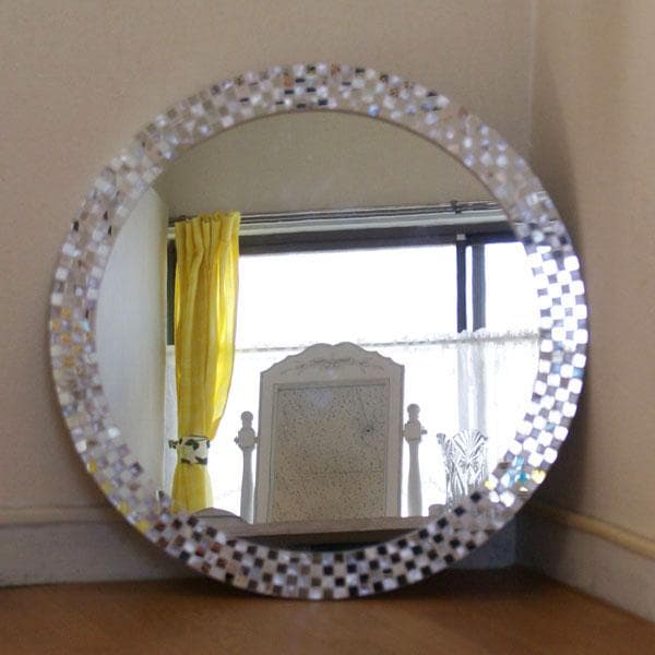 フランフラン シェル モザイク ウォールミラー L 貴重品 インテリア