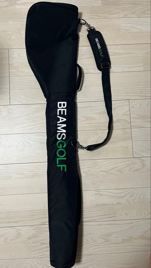 BEAMS GOLF クラブケース ブラック ゴルフバッグ 黒