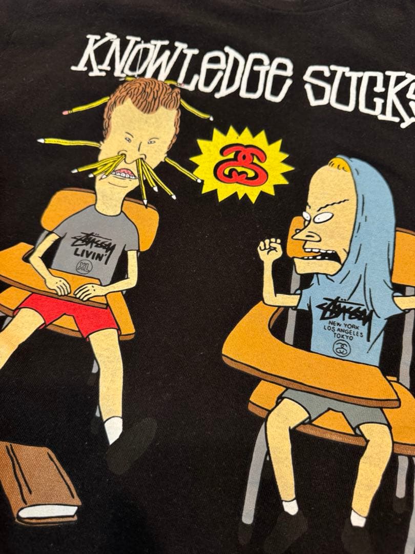 stussy beavis and butthead ビーバス　Mサイズ