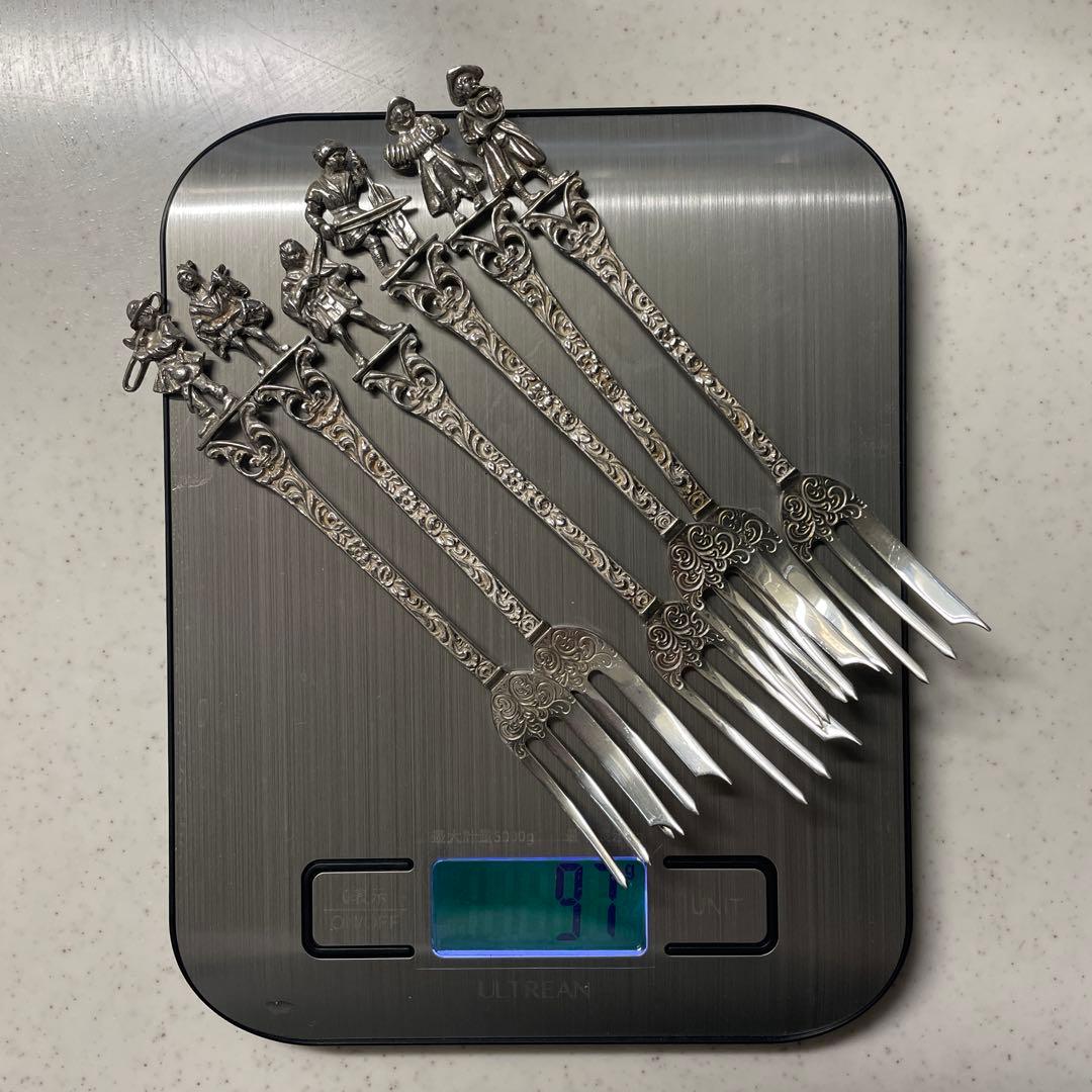 クリストフウィドマン　楽器隊　シルバー925 96gフォークセット　銀製品　刻印