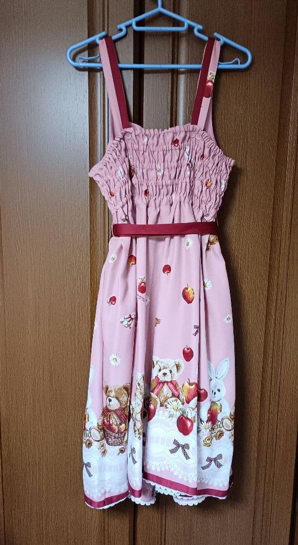 メタモルフォーゼ クマとウサギのノースリーブワンピース