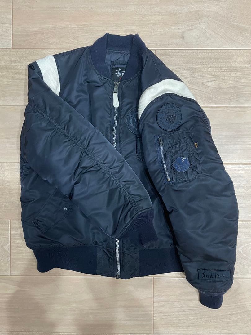 【レア】stussy✖︎alpha✖︎fragment 25周年記念コラボMA-1