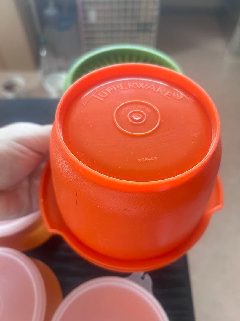 最終値下げ！美品　レア　Tupperware 円形食品保存容器 セット