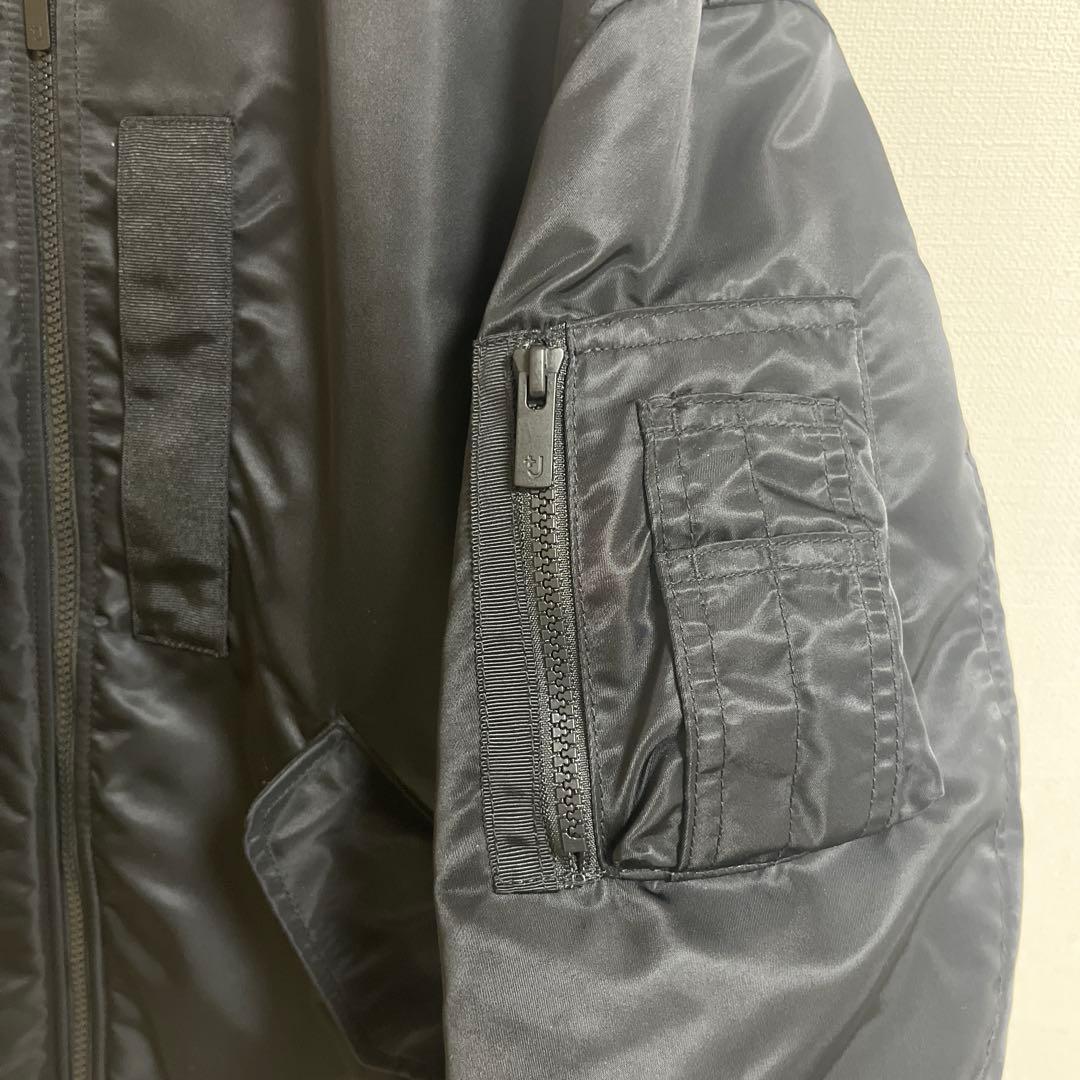 ユニクロ+J MA-1 ハイブリッドダウン　オーバーサイズMA-1