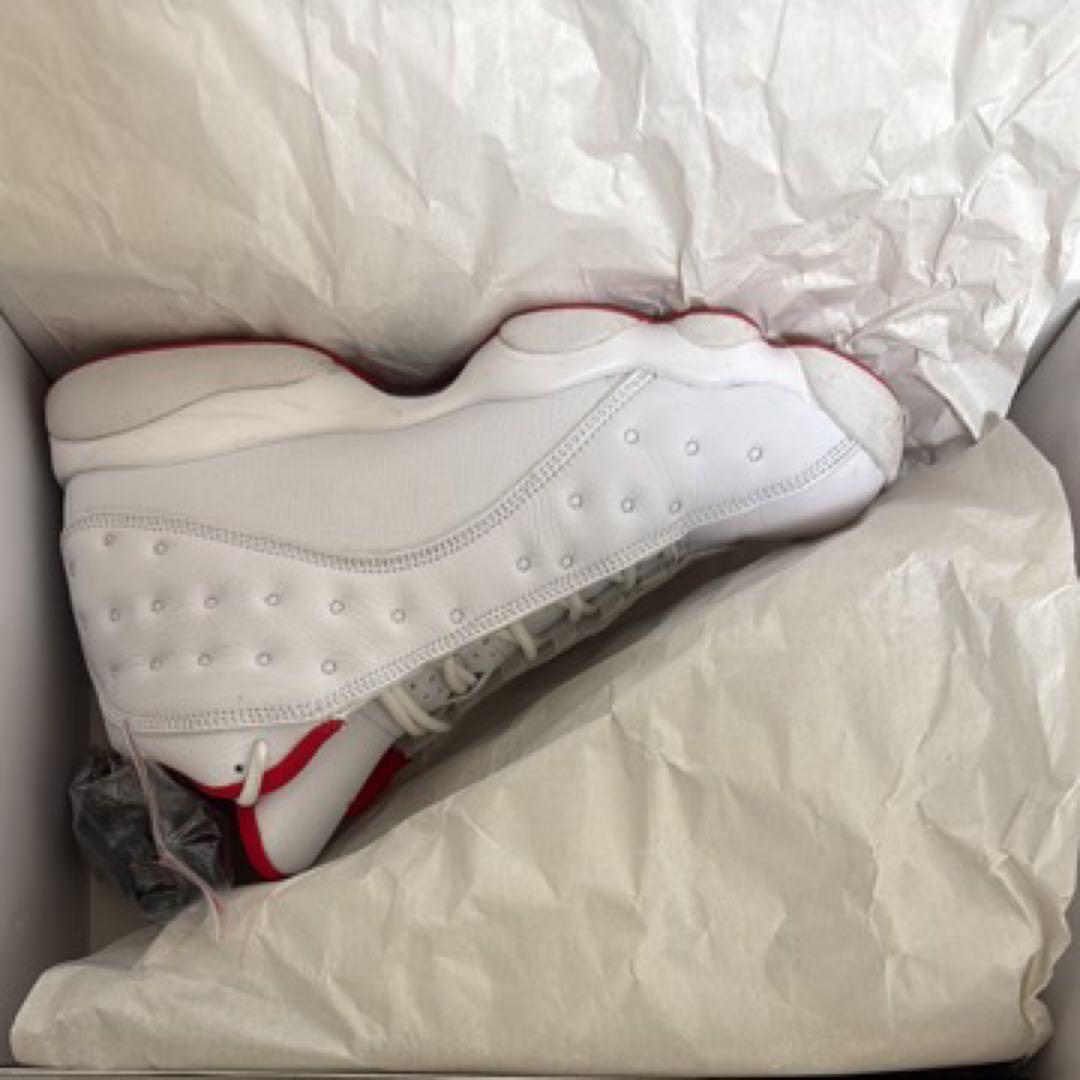 air jordan 13バスケットボールシューズ ホワイト/レッド