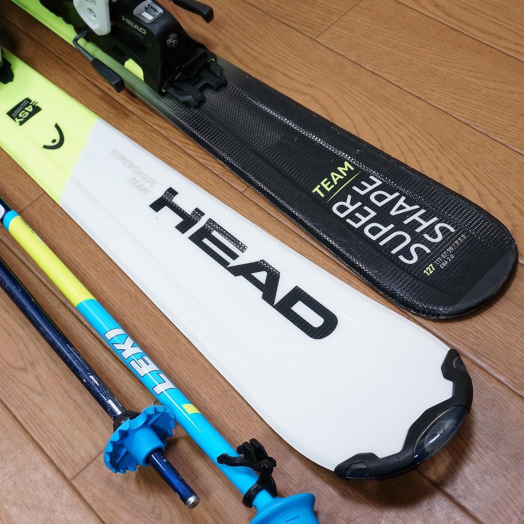 メンテ済 127cm 靴24cm HEAD スキーセット おまけ (130)