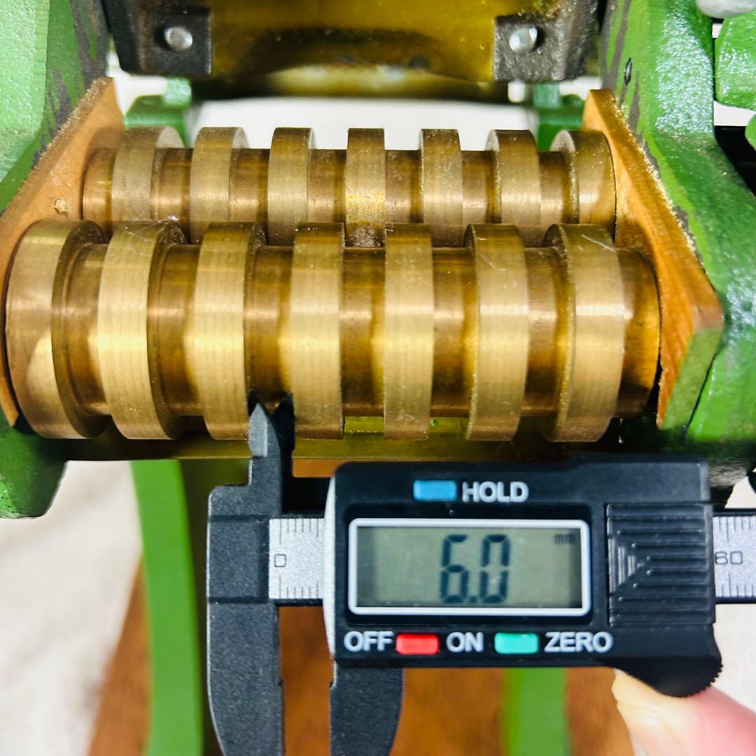 【美品】小野式製麺機　両刃型　2.2mm 6.0mm