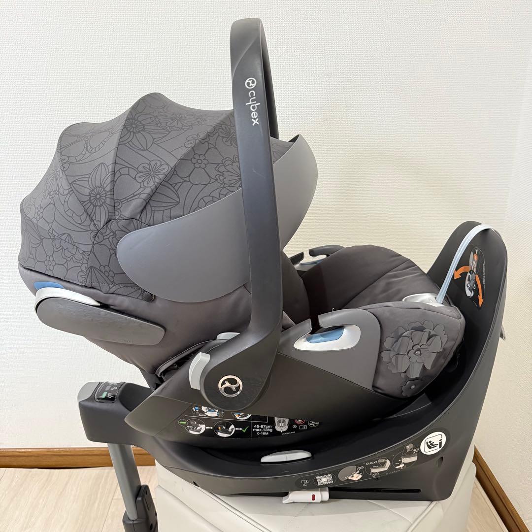 【希少】cybex cloudZ i-size➕baseZ シンプリーフラワーズ